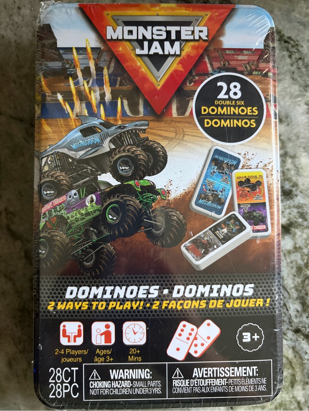 Monster Jam Dominoes Game